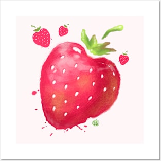 StrawBerry Posters and Art